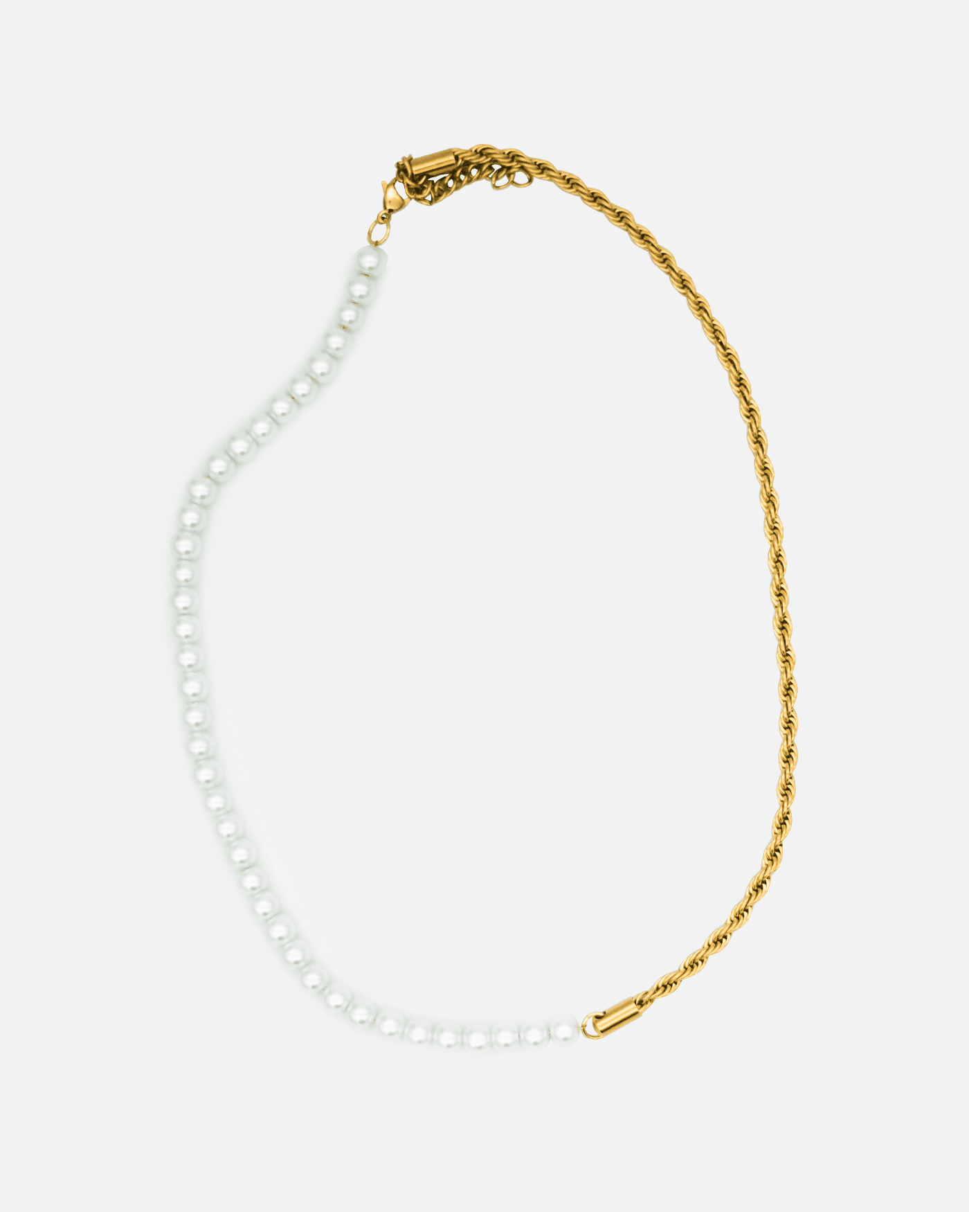 Half Pearls & Rope 4mm Gold - Stella Club