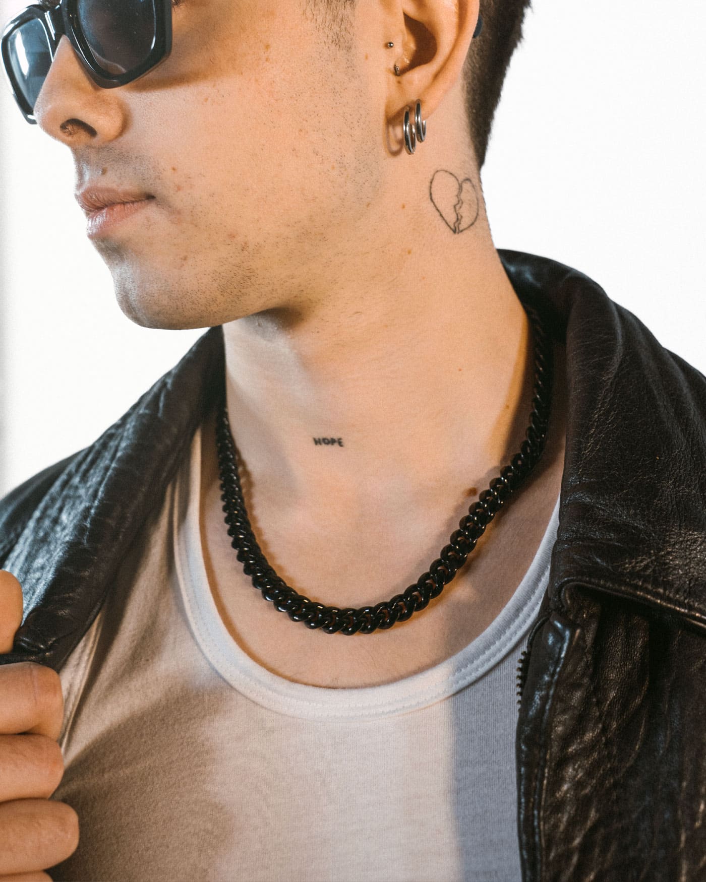 Cuban Chain - 10mm Black - Stella Club