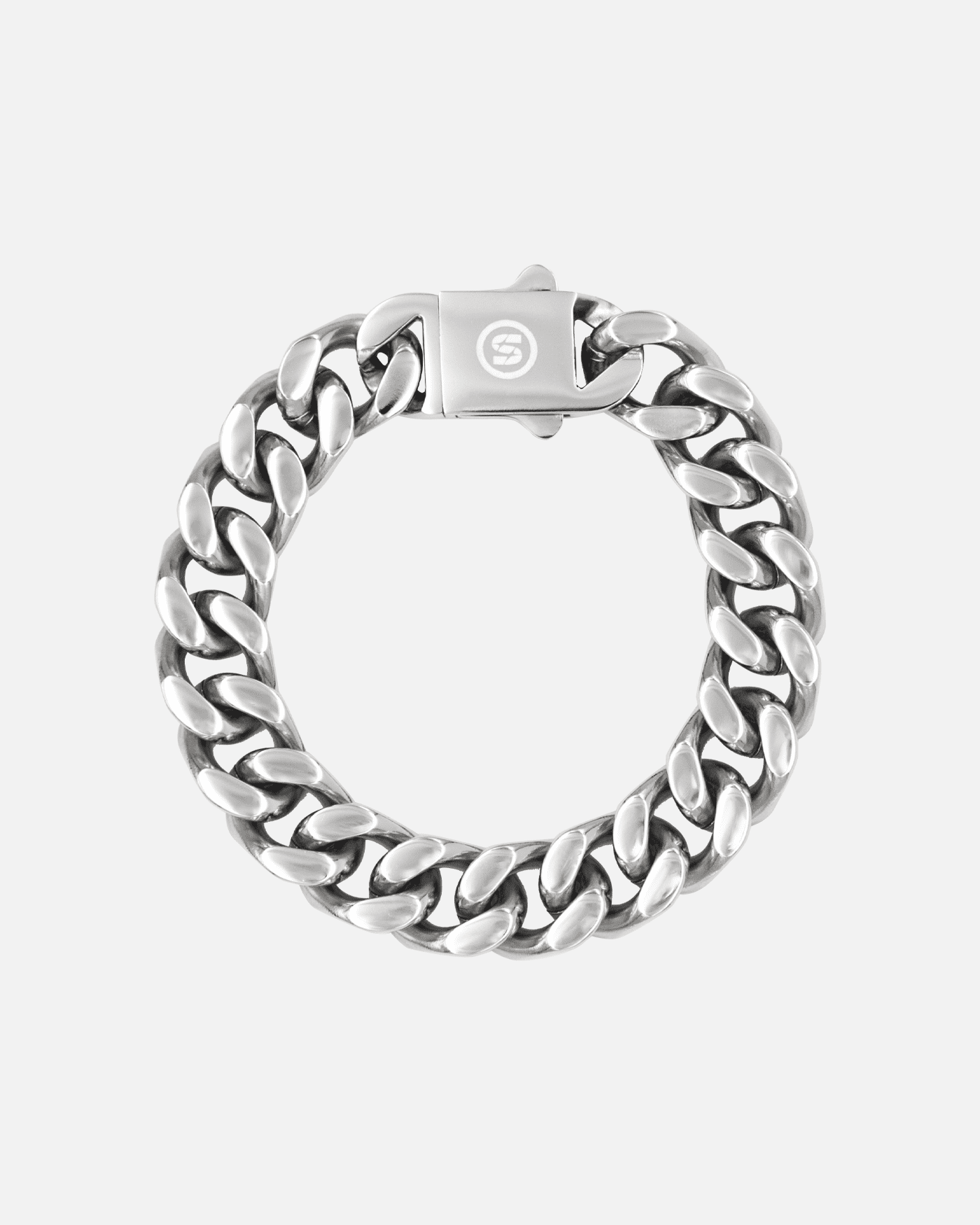 Cuban Bracelet - 12mm Silver - Stella Club