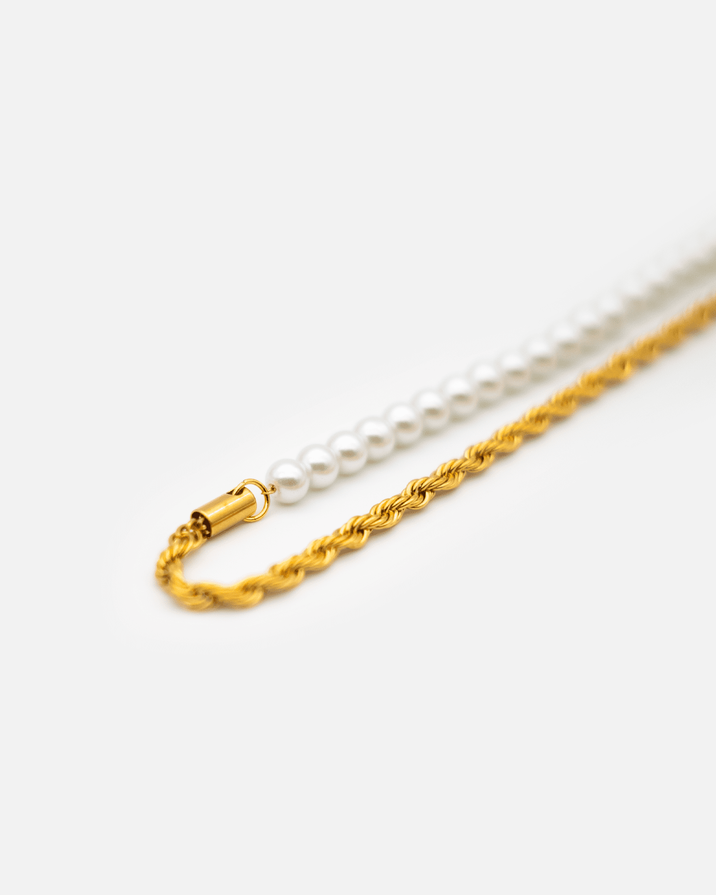 Half Pearls & Rope 4mm Gold - Stella Club