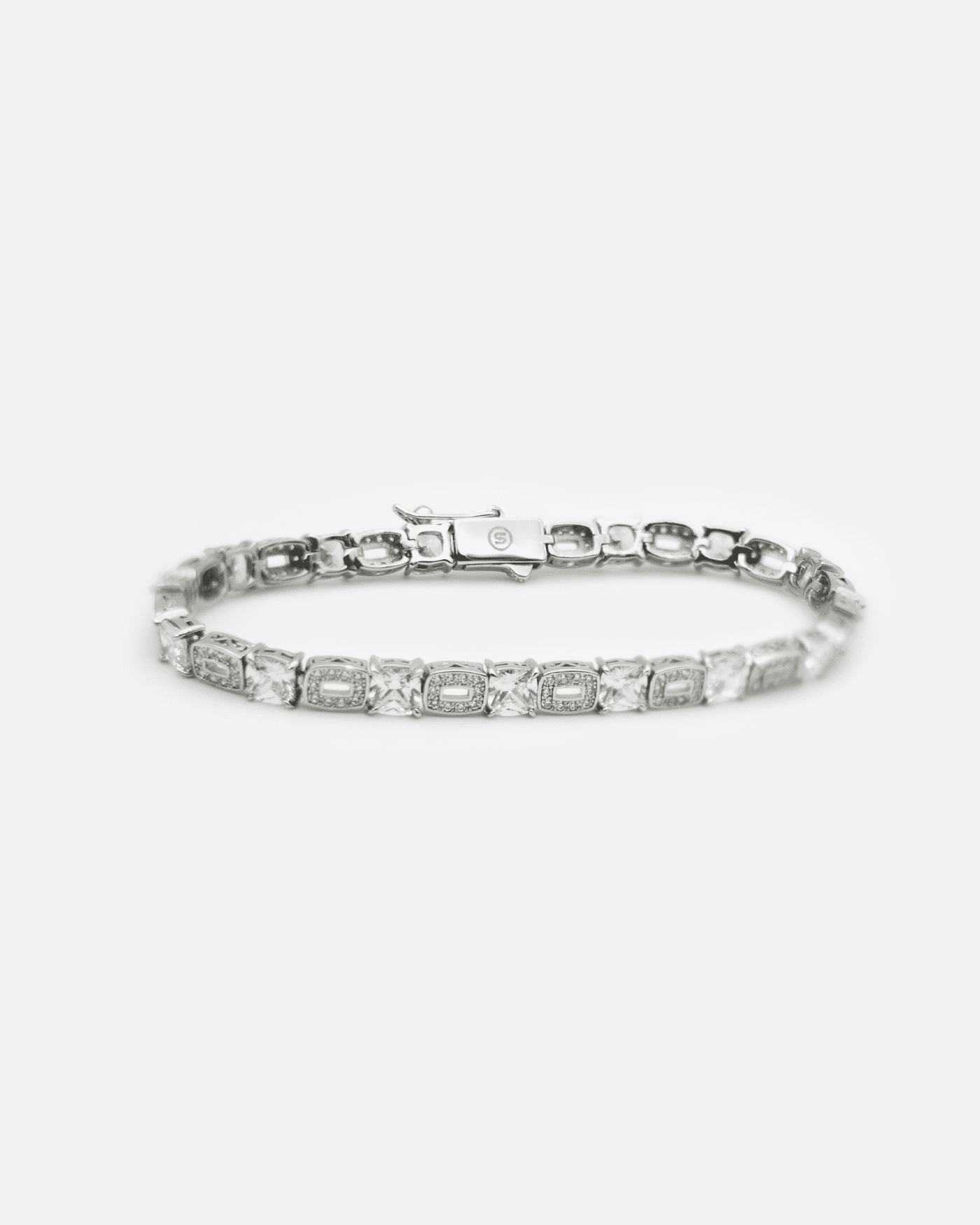 Royal Tennis Bracelet - 5mm White Gold - Stella Club