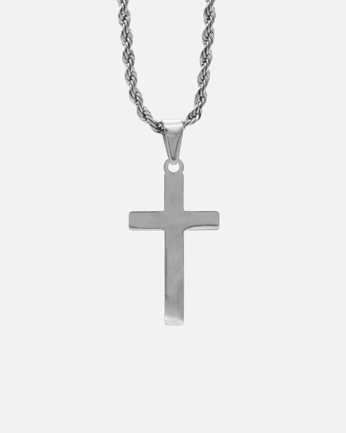 Modern Cross - White Gold - Stella Club