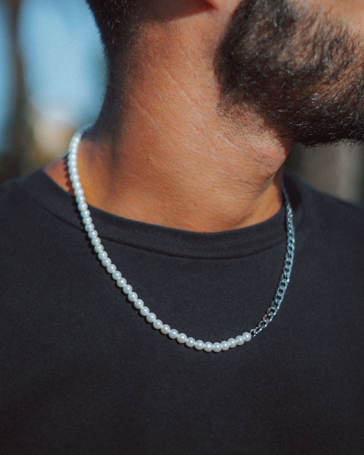 Pearls Cuban White Gold - Stella Club