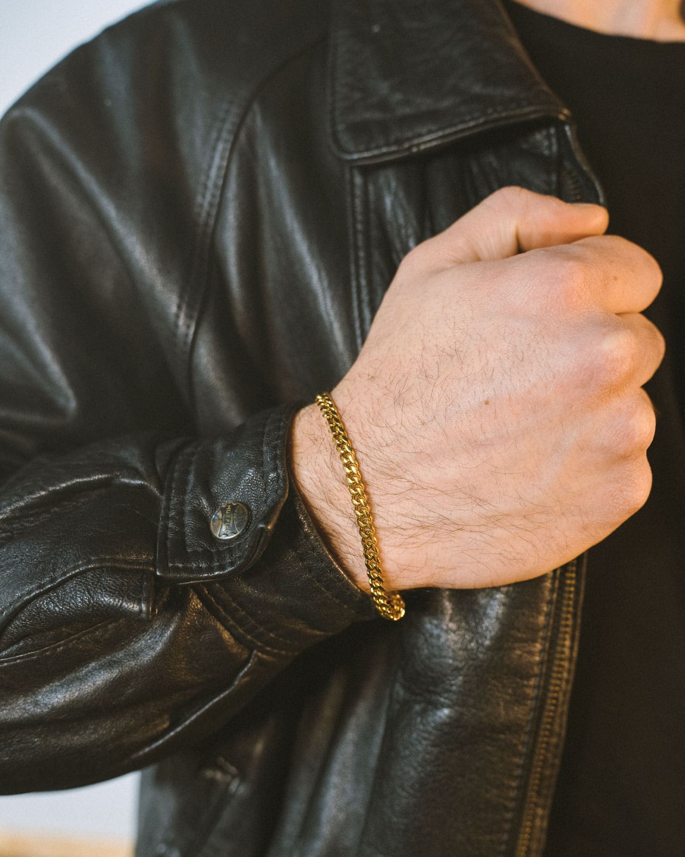 Micro Cuban Bracelet - 5mm Gold - Stella Club