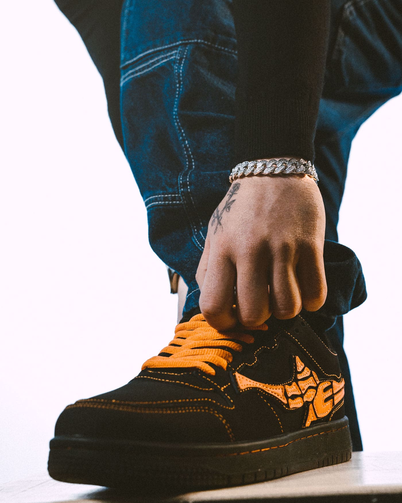 Iced Cuban Bracelet - 12mm White Gold - Stella Club